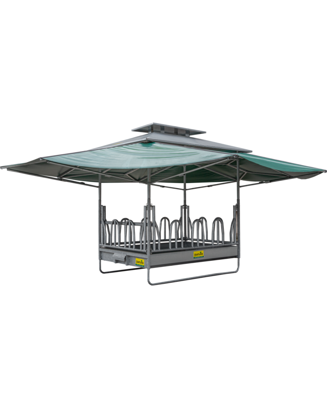 Patura PATURA Klima-Groten balen ruif met palissade voerhekken