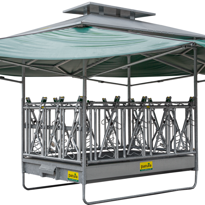 Patura PATURA Klima-Groten balen ruif met zelfsluitend veiligheidsvoerhekken