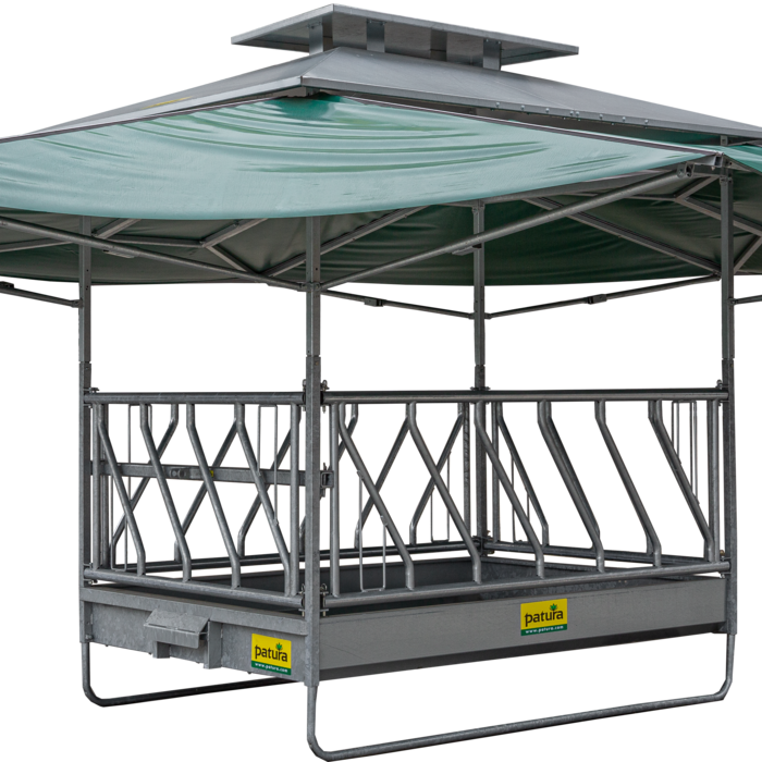 Patura PATURA Klima-Groten balen ruif met diagonaal voerhekken