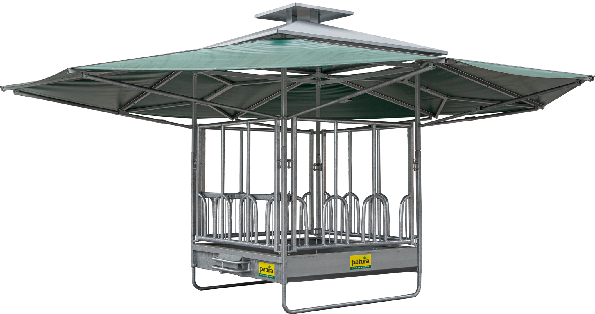 Patura Klimaatruif vierkant met universeel voerhek