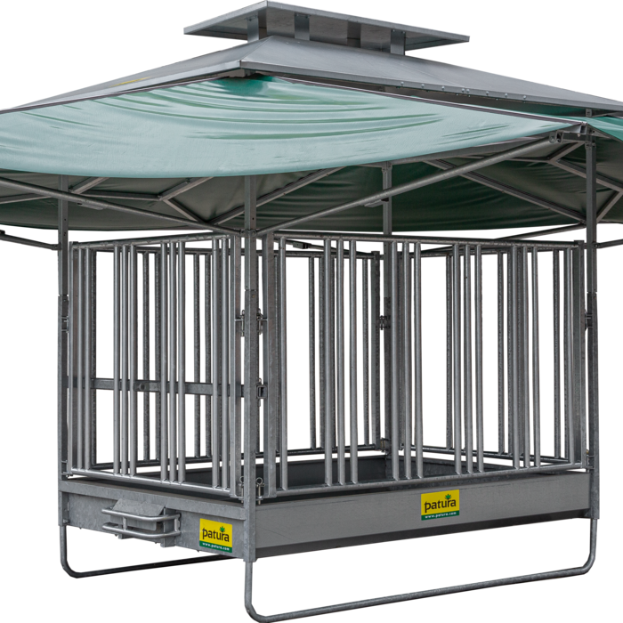 Patura PATURA Klima-Groten balen ruif met veiligheid-Paardenvoerhek