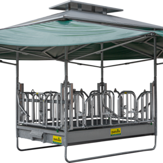 Patura Klimaatruif grote balen met zweeds voerhek