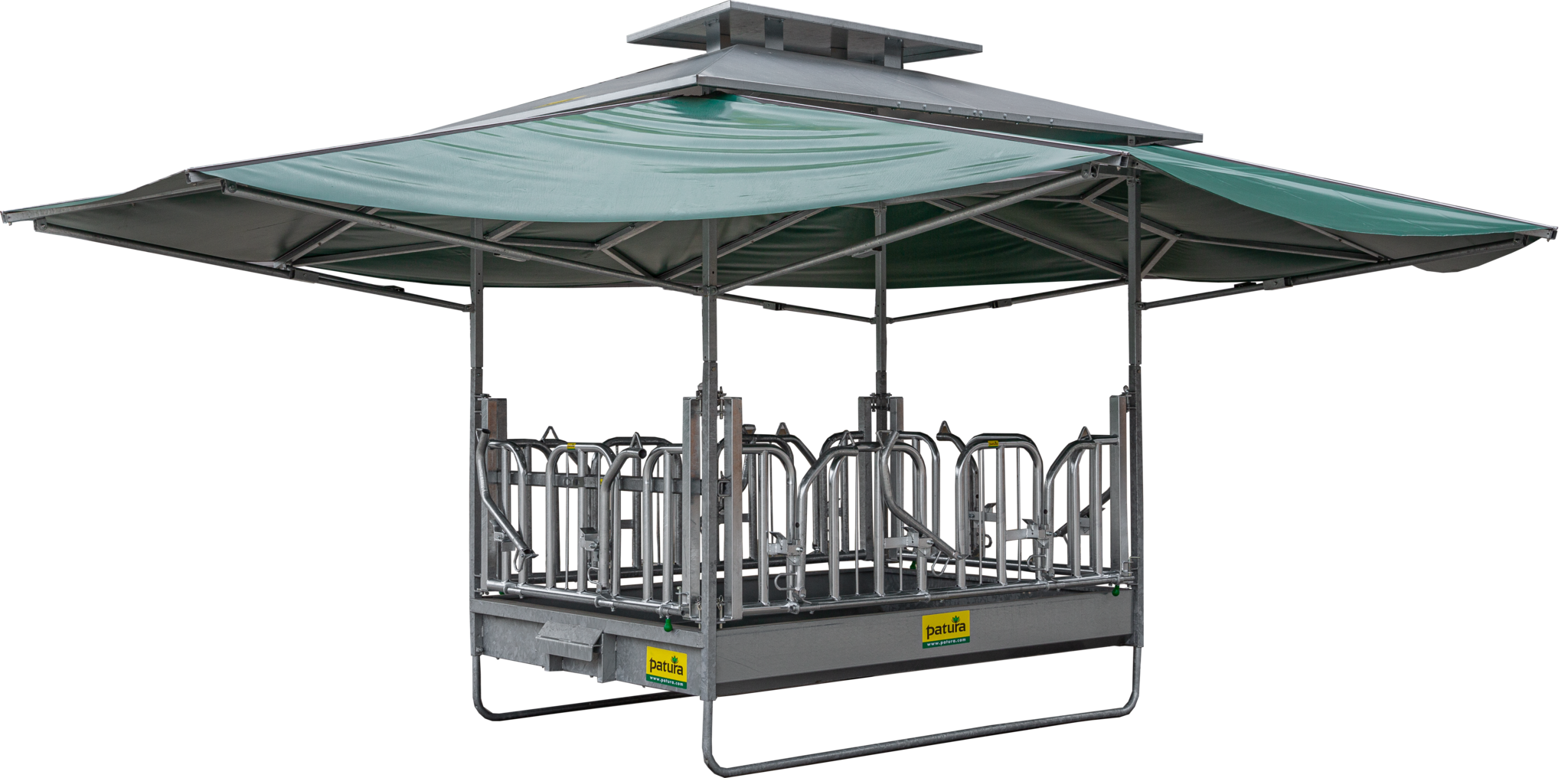 Patura Klimaatruif grote balen met zweeds voerhek