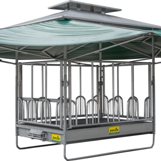 Patura Klimaatruif grote balen met universeel voerhek