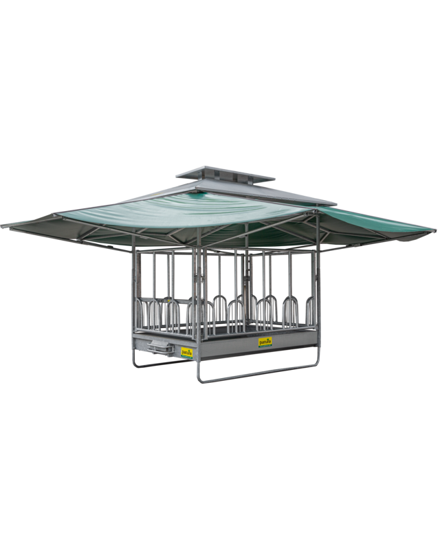 Patura PATURA Klima-Groten balen ruif met Universele voerhek