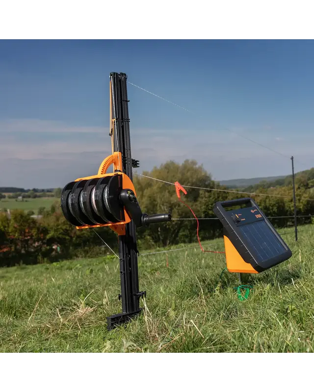 SmartFence Haspel met TurboLine draad 1,6mm 102m