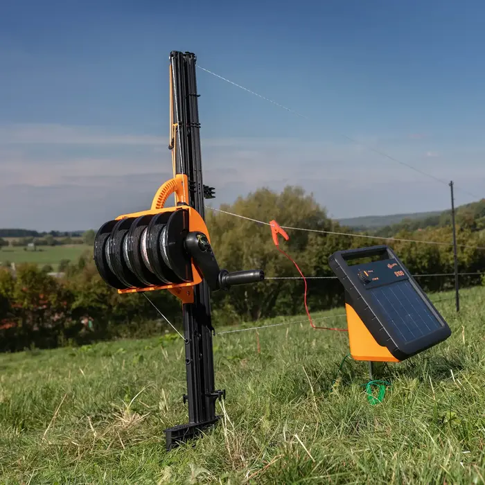 SmartFence Haspel met PowerLine draad 1,6mm 102m