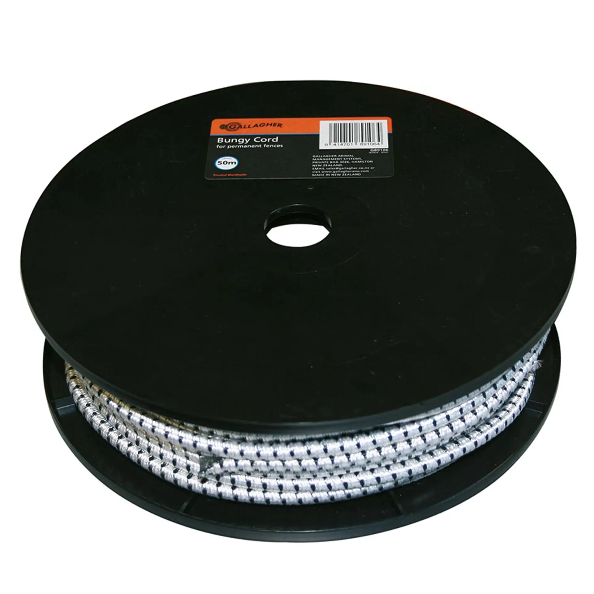 Gallagher Gallagher elastisch cord wit 50 m/rol