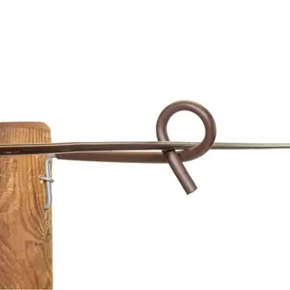 Afstandisolator krulstaart hout 17,5cm