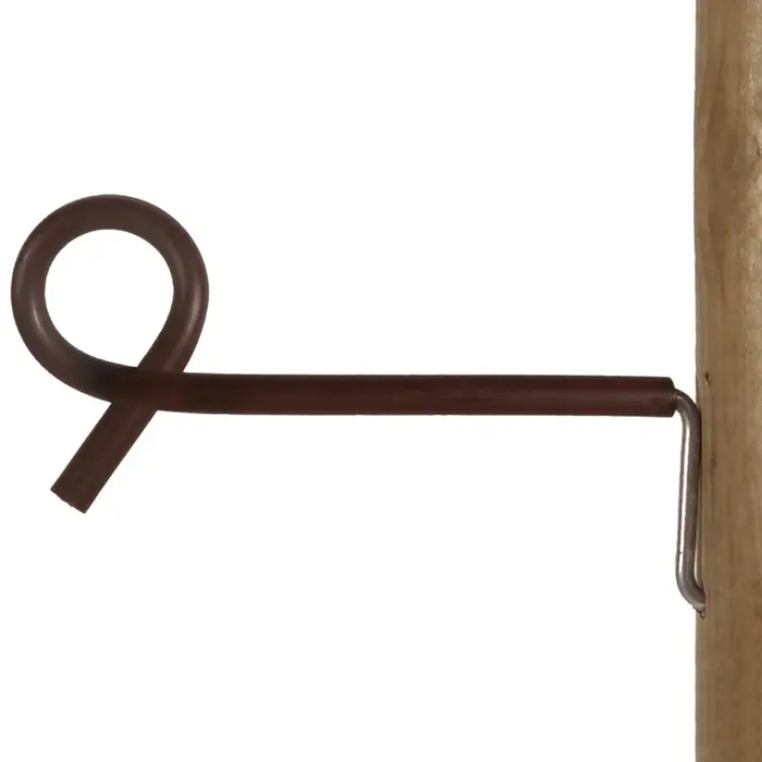 Afstandisolator krulstaart hout 17,5cm