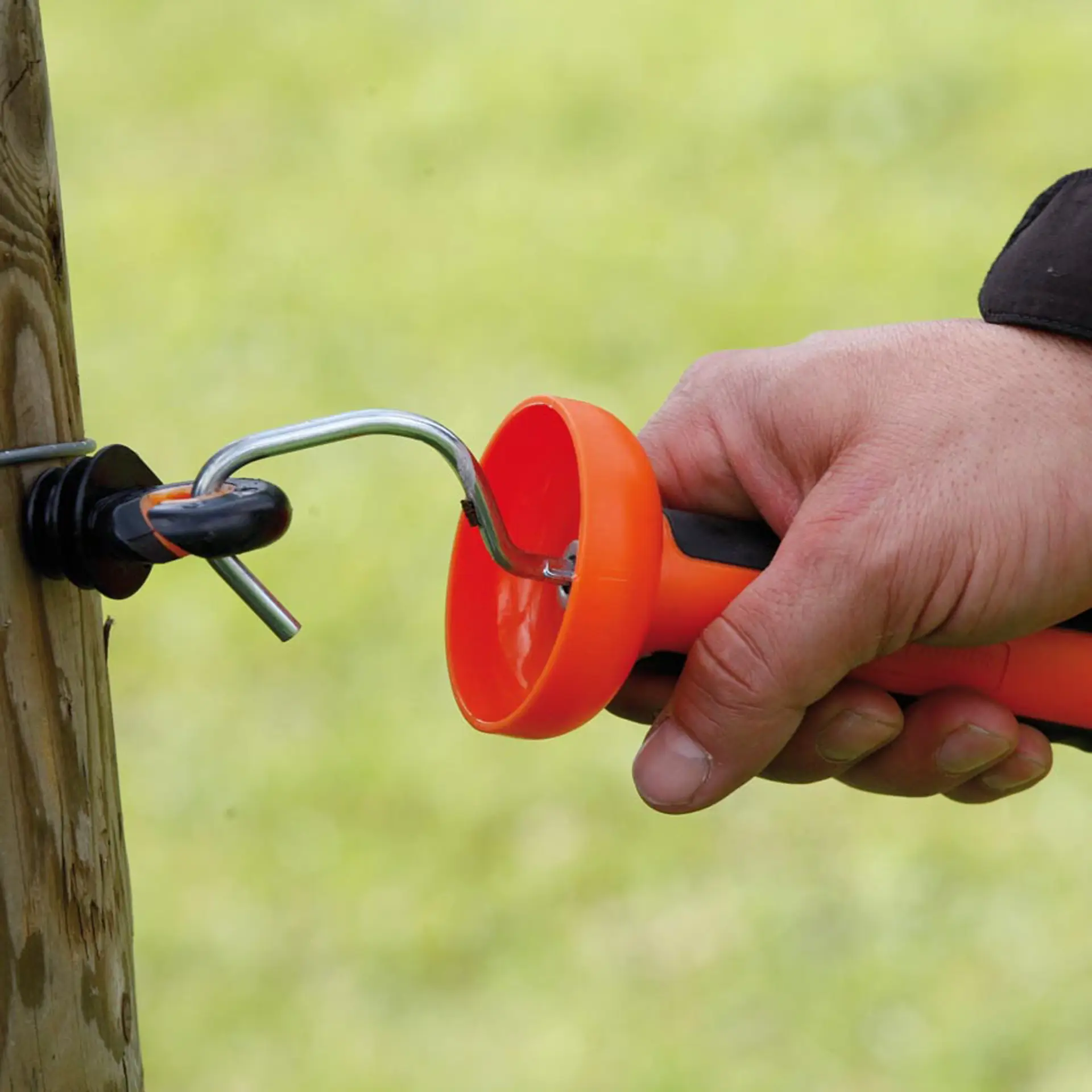 Gallagher Softgrip poortgreep, oranje - cord/draad