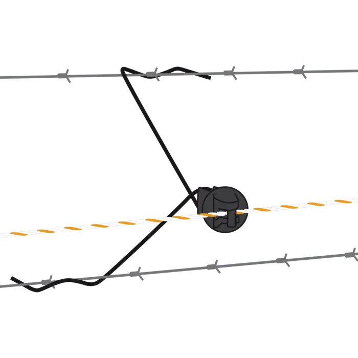 Afstandisolator draad 30cm