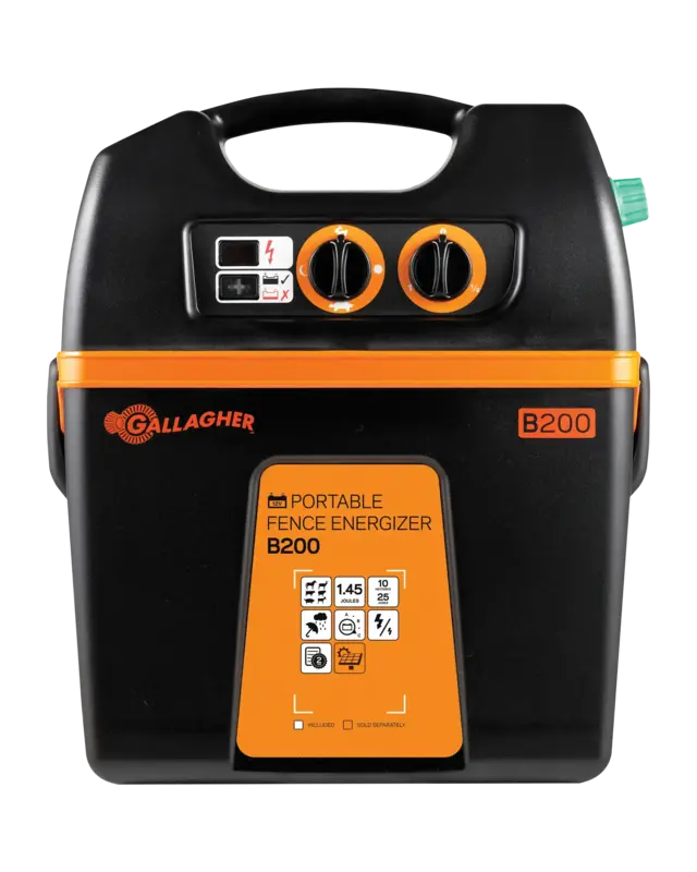 B200 Accu schrikdraadapparaat (1,5J - 12V)