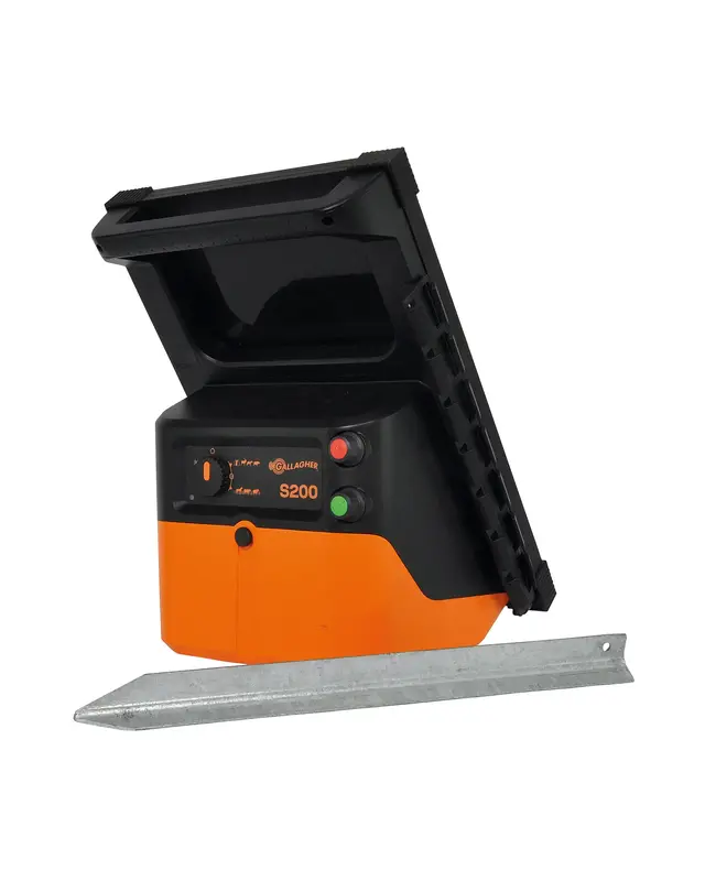 S200 Zonnepaneel schrikdraadapparaat incl. 2 accu's (2,0J - Solar)