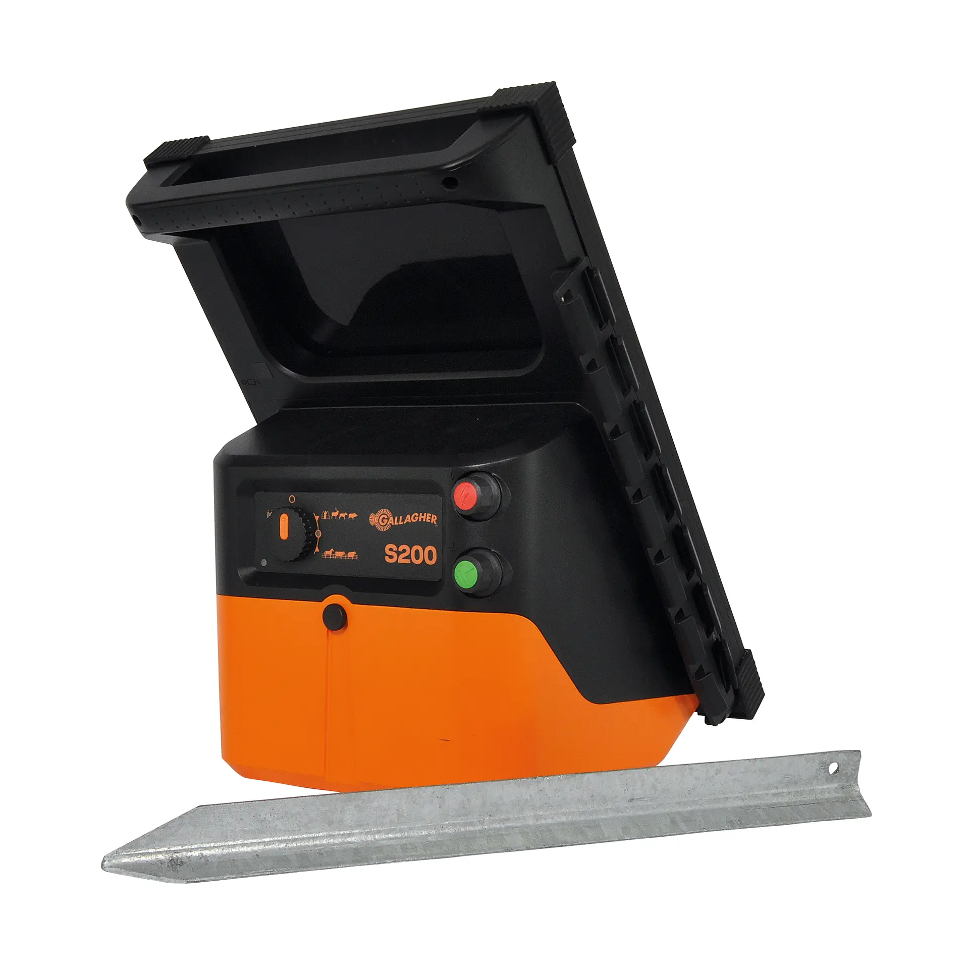 S200 Zonnepaneel schrikdraadapparaat incl. 2 accu's (2,0J - Solar)