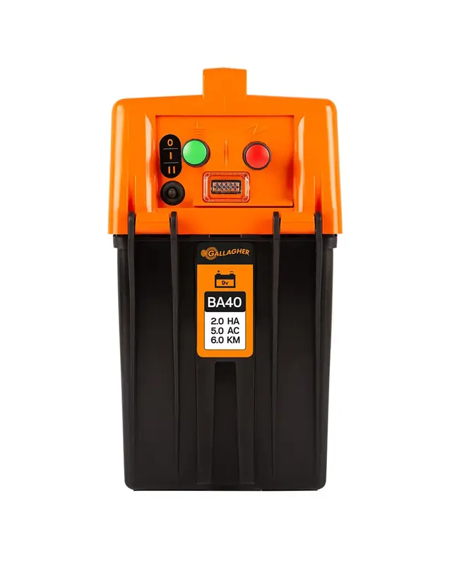 BA40 9V batterij schrikdraadapparaat (0,4J - 9V/12V)