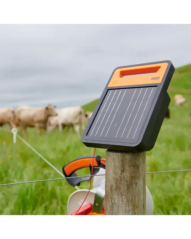 S60li Zonnepaneel schrikdraadapparaat incl. accu (0,6J - Solar)