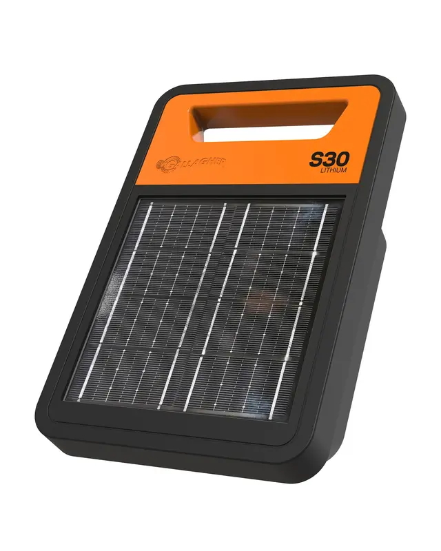 S30li Zonnepaneel schrikdraadapparaat incl. accu (0,3J - Solar)