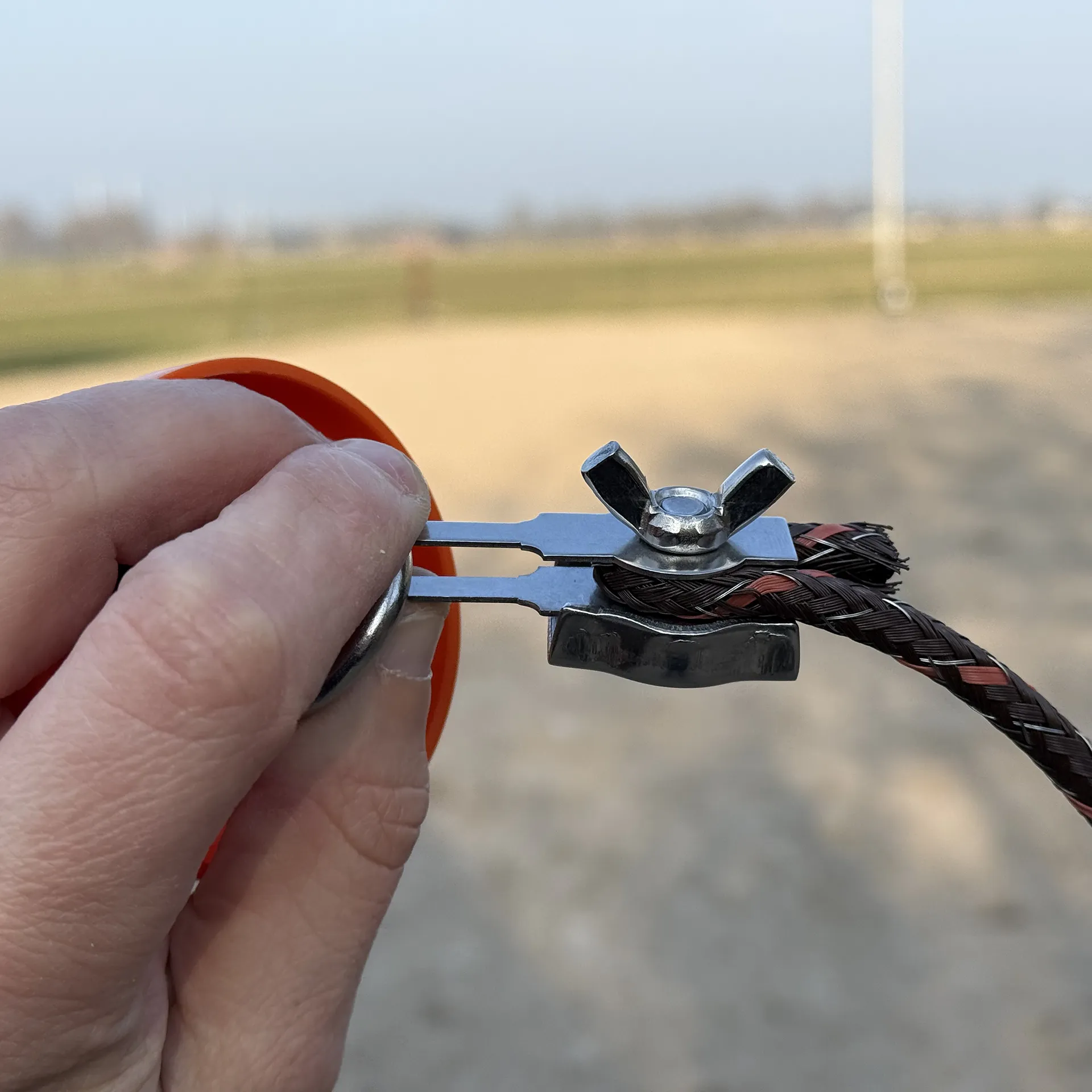 Gallagher Cord clip met vleugelmoer (4 stuks)