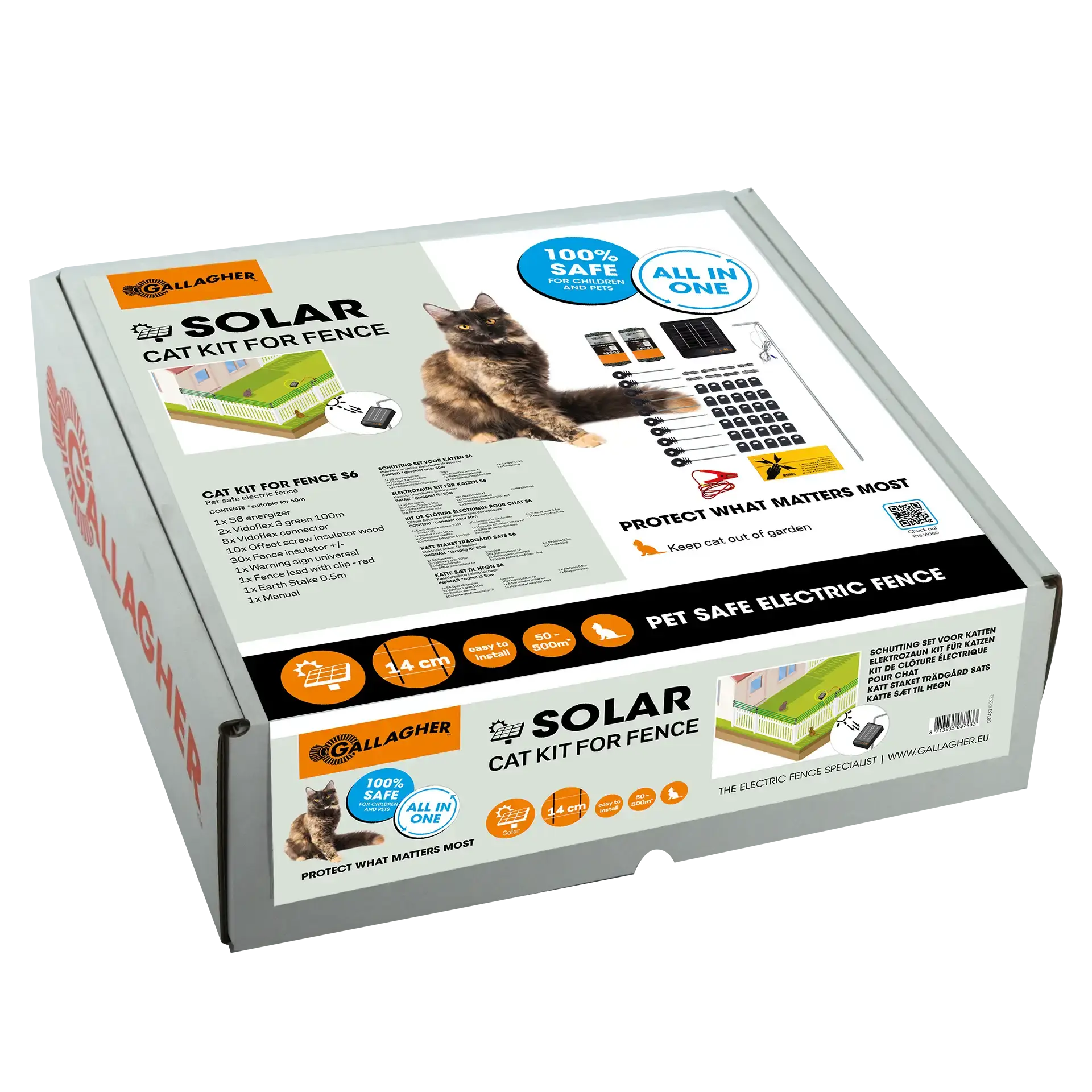 Schutting set voor katten - Solar