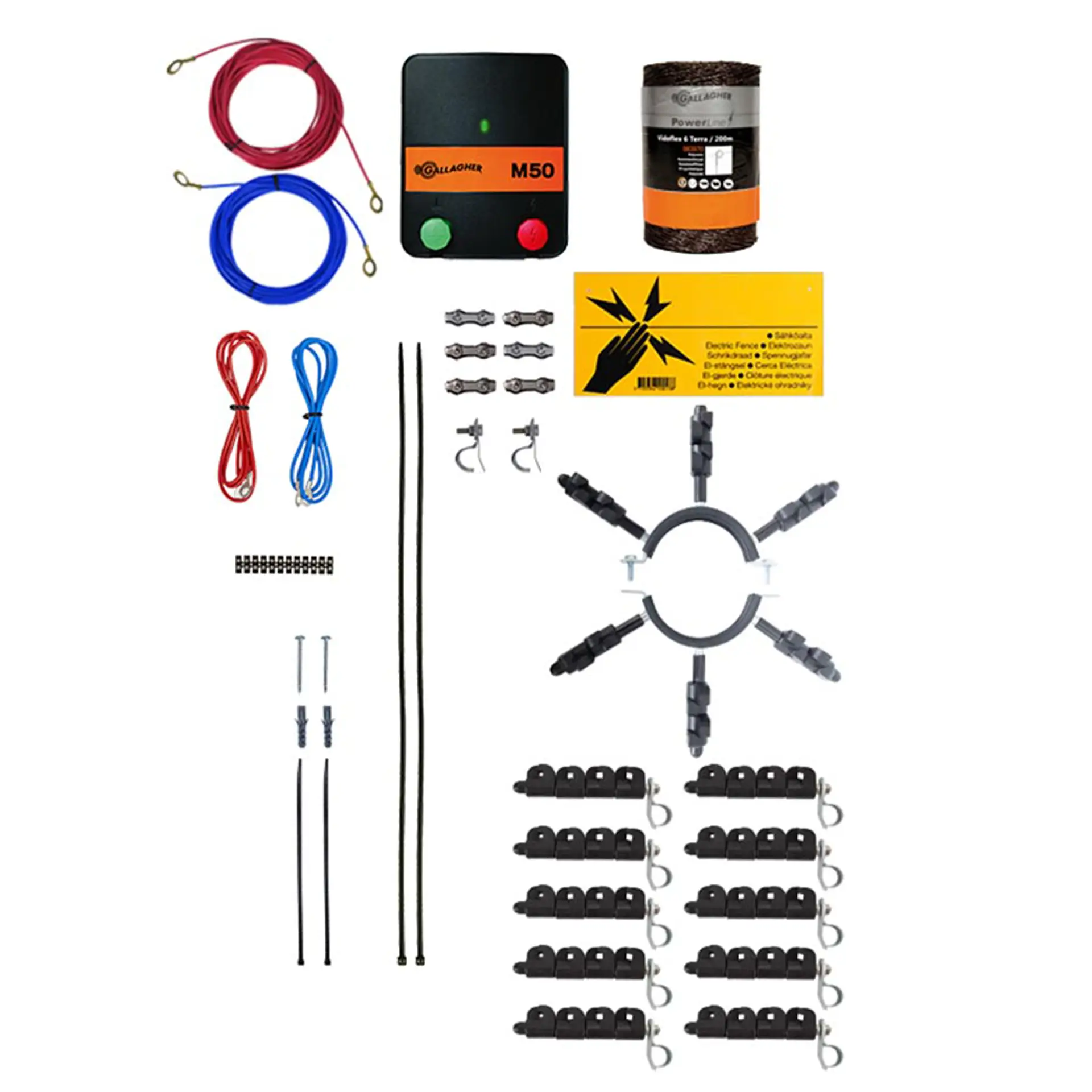 Gallagher Marter kit M50 230V voor dakgoot en regenpijp