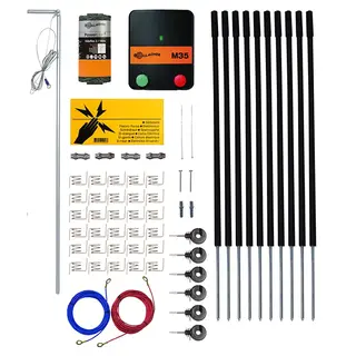 Gallagher Honden en katten tuin kit, complete schrikdraad set voor in de tuin (50 cm)