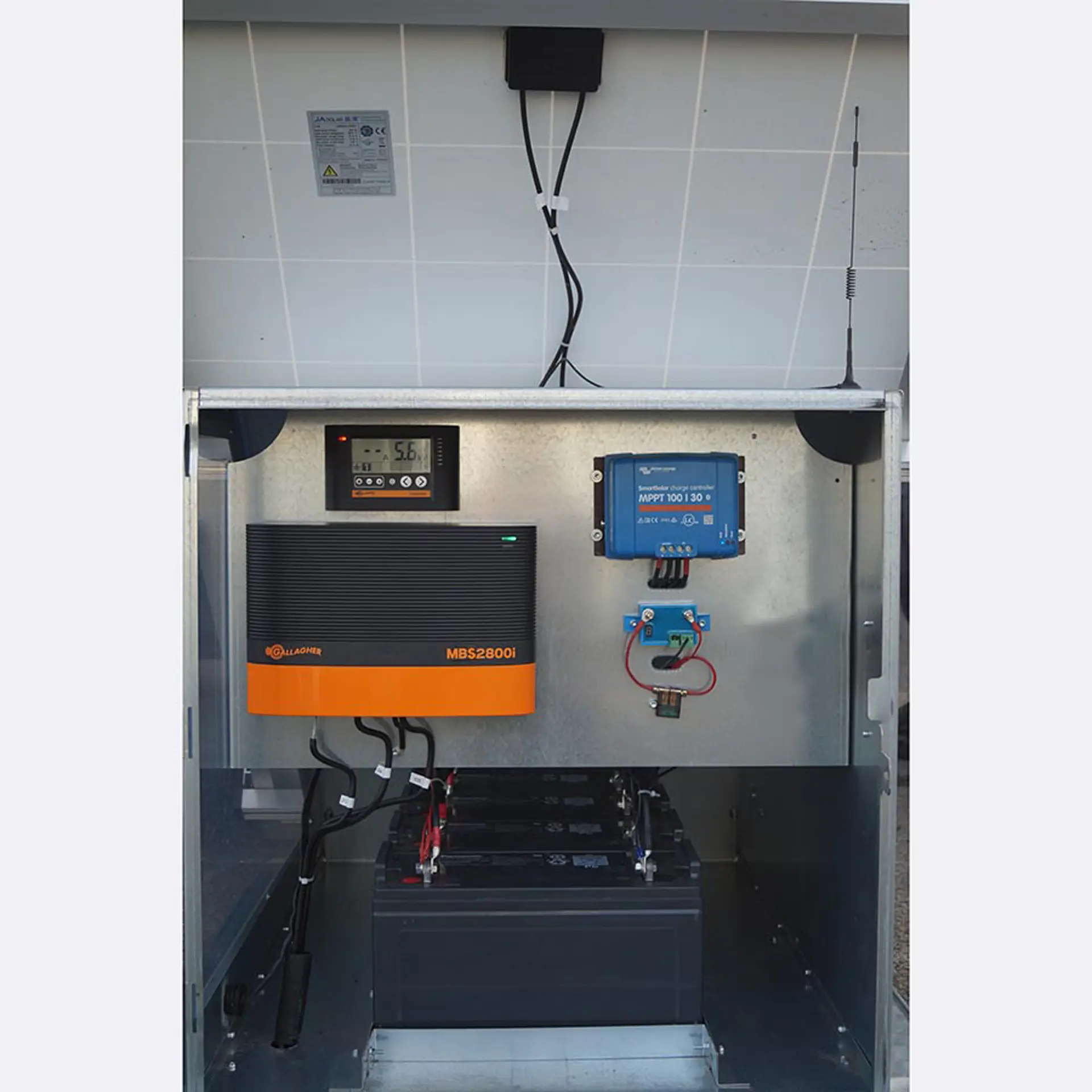 MBS2800i solarstation inbraakwerend (21J - 12V/Solar)