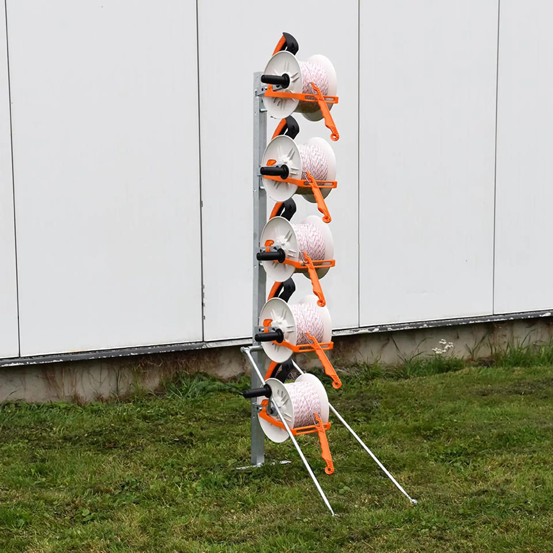 Gallagher Haspelhoekpaal (5 haspels / 5 isolatoren)