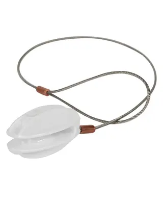 Hoekisolator versterkt incl RVS kabel