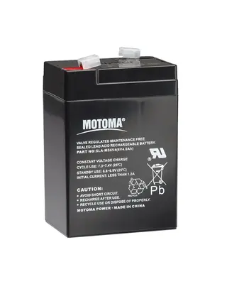 Batterij 6V 4Ah voor S10, S16, S20