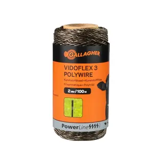Gallagher Vidoflex 3 Powerline (terra, 100 meter)