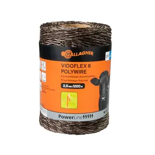 Gallagher Vidoflex 6 Powerline (terra, 200 meter)