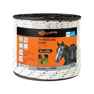 Gallagher PowerLine cord (wit, 200 meter)