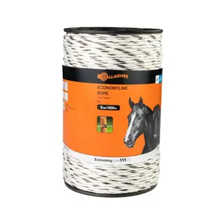 Gallagher EconomyLine cord (wit, 500 meter)