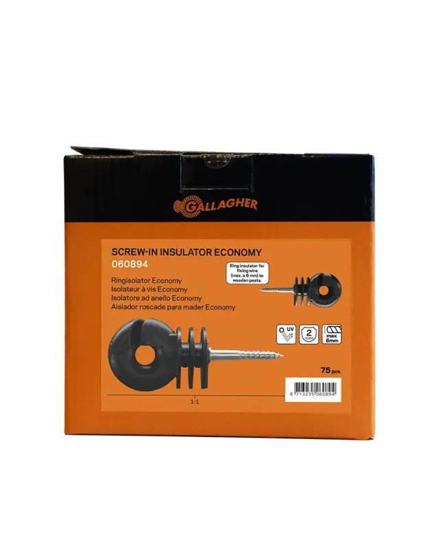 Schroef-ringisolator hout