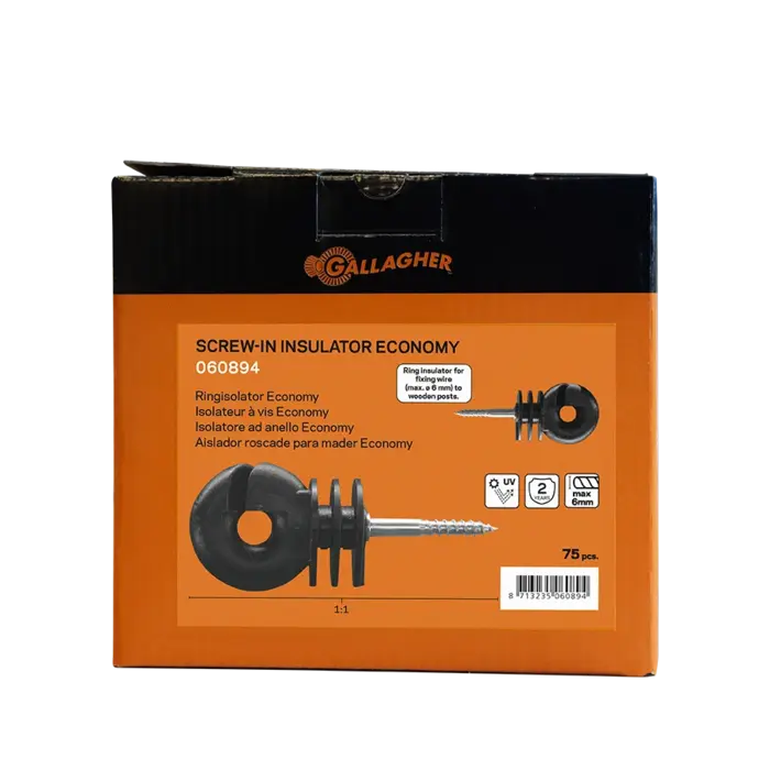 Schroef-ringisolator hout