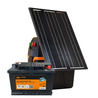 S230 Zonnepaneel schrikdraadapparaat incl. 75Ah accu (1,5J - 12V/Solar)