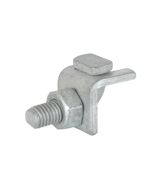 Draadklem (gebogen, 100 stuks, inclusief moer)