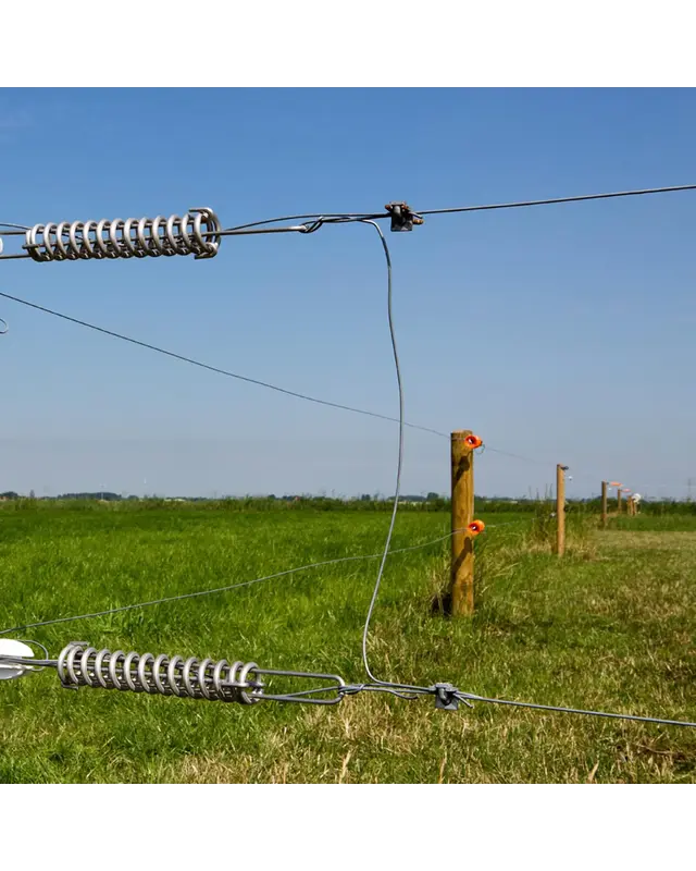 Draadklem (gebogen, 100 stuks, inclusief moer)