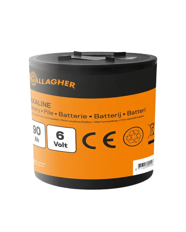 6V Ronde Alkaline batterij