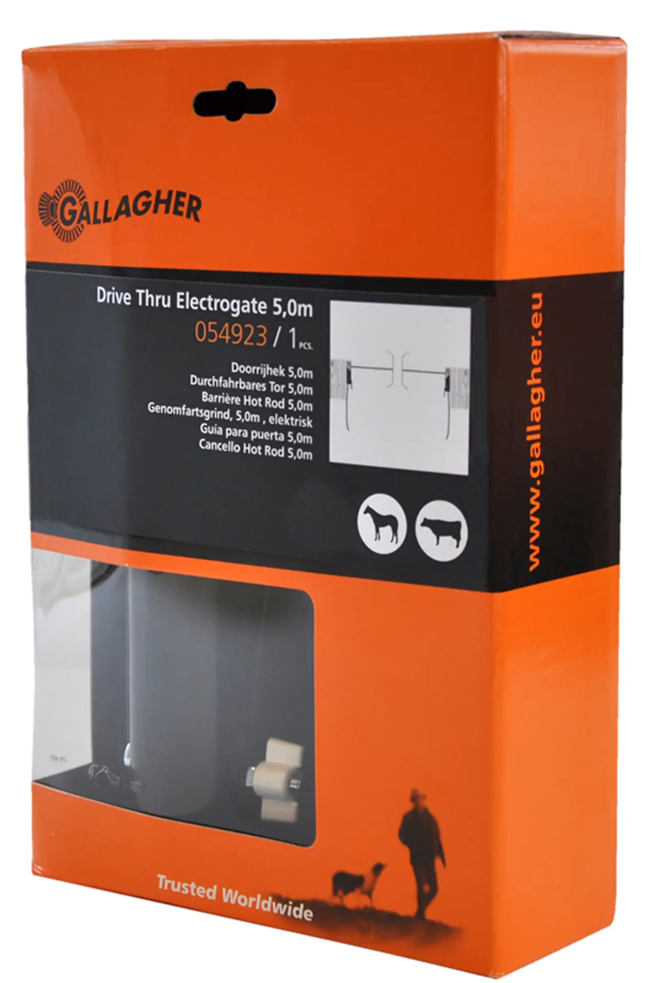 Stroomgeleidend doorrijhek