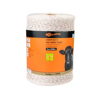 Gallagher Vidoflex 9 TurboLine (wit, 1000 meter)
