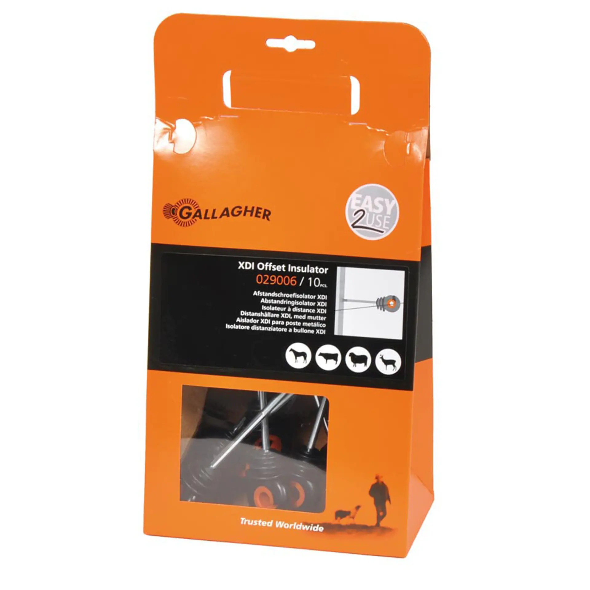 Afstandschroefisolator XDI metaal 20cm / M6