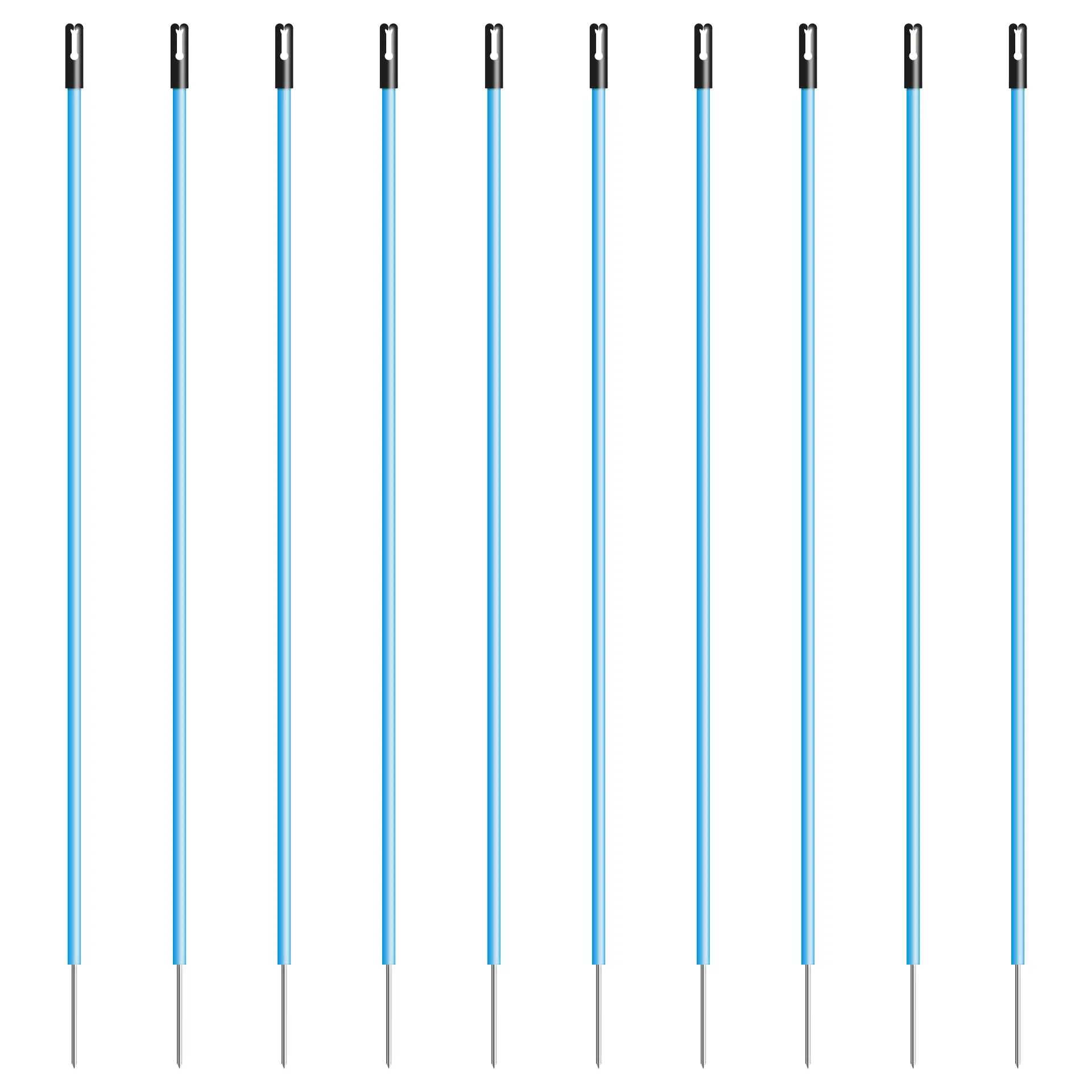 Gallagher Kunststof paal blauw, 1,35m + 0,20m pen (10 stuks)