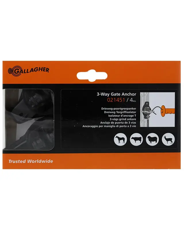 Poortgreepanker Premium 3-weg