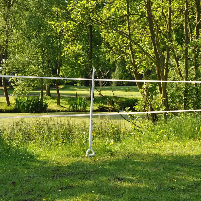 Gallagher Stijgbeugelpaal (wit, 5 stuks)