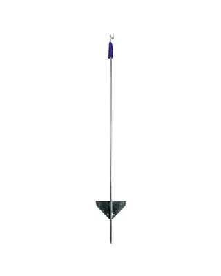 Metalen paal met topisolator