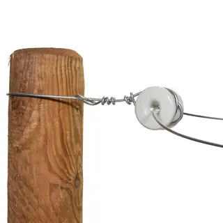 Porseleinen rol hoekisolator