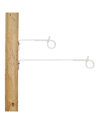 Afstandisolator krulstaart hout 40cm