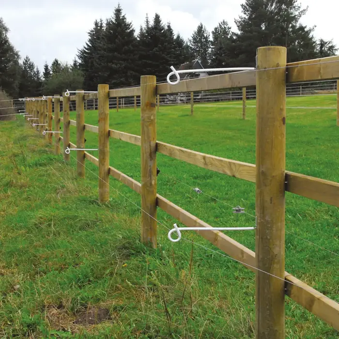 Gallagher Afstandisolator krulstaart (wit, 40 cm, 10 stuks)